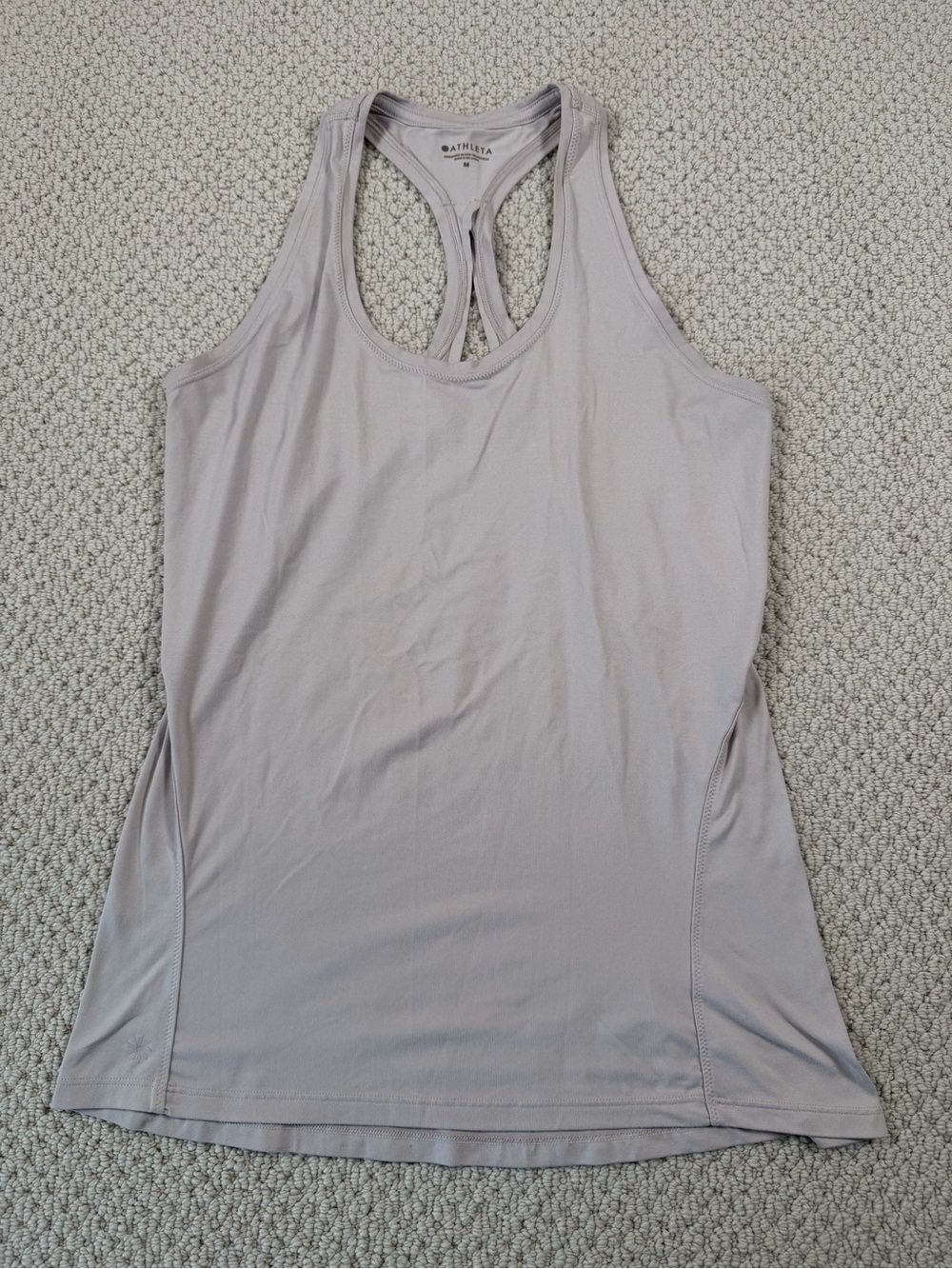 Athleta Women's Pale Pink Racerback Tank Top